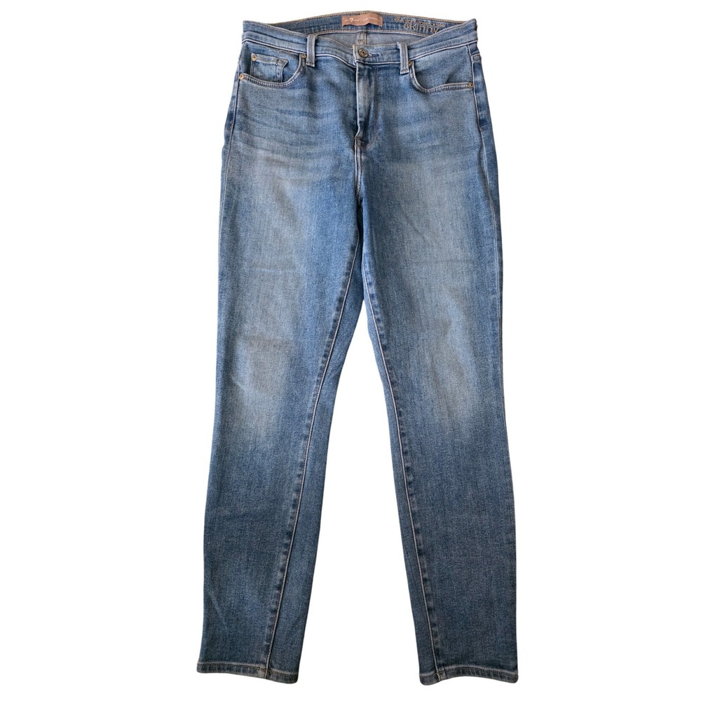 7 For All Mankind Women 29 Blue High Waist Ankle Skinny Luxe Vtg Jeans Stretch